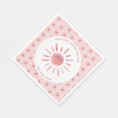 Boho eerste reis rond de zon op 1 oktober servet (Hoek)