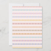 Boho eerste reis rond de zon Retro 1e verjaardag Kaart (Achterkant)