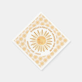 Boho eerste reis rond de zon servet (Hoek)