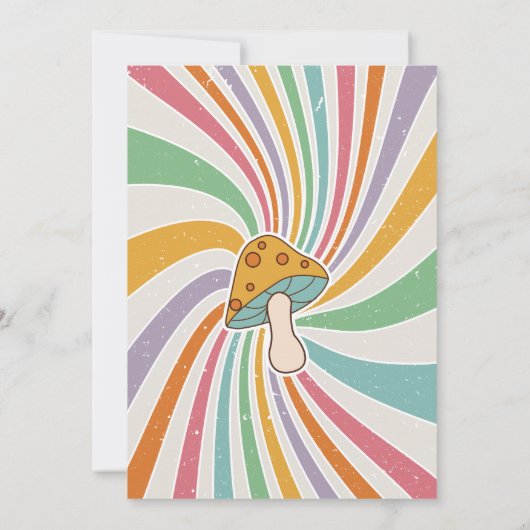 Boho eerste reis rond de zon verjaardag Uitnodigin Kaart (Achterkant)