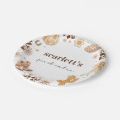 Boho Eerste Rodeo Cowgirl Verjaardagspapier Borden Papieren Bordje (Gekanteld)