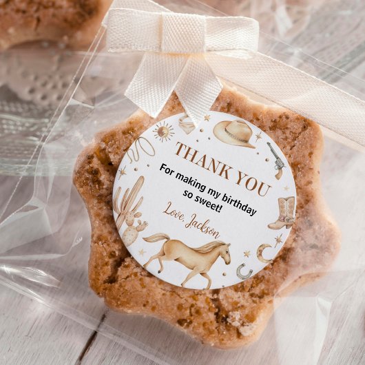 Boho Eerste Rodeo Labels Verjaardag Stickers