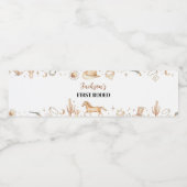 Boho Eerste Rodeo Verjaardag Waterfles Label Etiket (Enkel label)