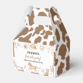 Boho Eerste Rodeo Verjaardagsgunst Box Bedankdoosjes