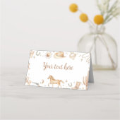 Boho eerste Rodeo verjaardagsplek kaart Plaatskaartje (Voorkant)