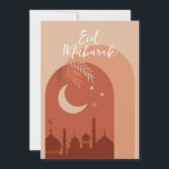 Boho Eid Mubarak Eid Kaart<br><div class="desc">Boho Eid Mubarak Eid Kaart</div>