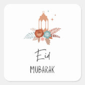 Boho Eid Mubarak Gift Sticker (Voorkant)