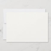 Boho Electric Guitar Pink Floral 40th Birthday Kaart (Achterkant)