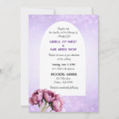BOHO Elegance! Graceful Wedding Flat Invitation Kaart (Voorkant)