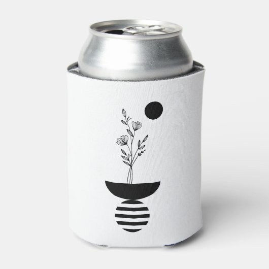 Boho Elegant Flower Blikjeskoeler (Blikje Voorkant)