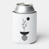 Boho Elegant Flower Blikjeskoeler (Blikje Achterkant)