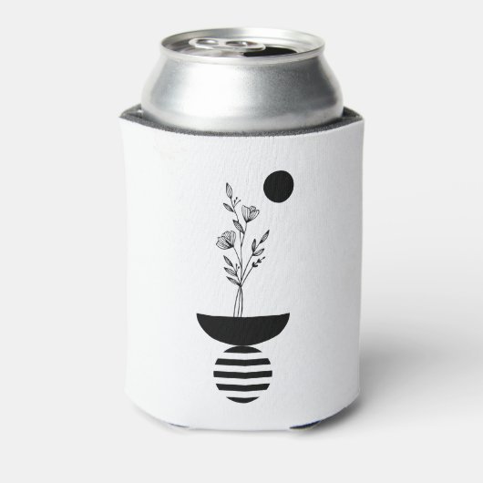 Boho Elegant Flower Blikjeskoeler (Blikje Achterkant)