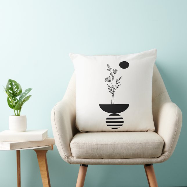 Boho Elegant Flower Kussen (Stoel)