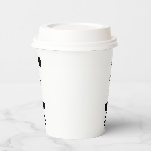 Boho Elegant Flower Papieren Bekers (Links)