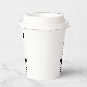 Boho Elegant Flower Papieren Bekers (Rechts)