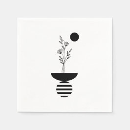 Boho Elegant Flower Servet