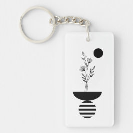 Boho Elegant Flower Sleutelhanger