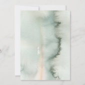 Boho Elegant Goud Glitter Groen Verjaardag Kaart (Achterkant)