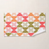 Boho Elegant Line art Meid-eeuwse moderne kleurrij Bad Handdoek (Handdoek)