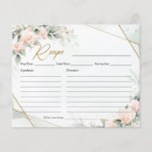 Boho Elegant soft pastel rozen greenery recept (Voorkant)