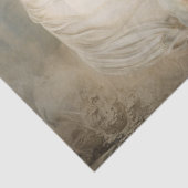 Boho Elegant Witte Paard Decoupage Tissuepapier (Detail)