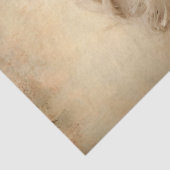 Boho Elegant Witte Paard Decoupage Tissuepapier (Detail)