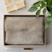 Boho Elegant Witte Paard Decoupage Tissuepapier (Geschenk)
