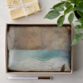 Boho Elegant Witte Paard Decoupage Weefsel Papier (Geschenk)