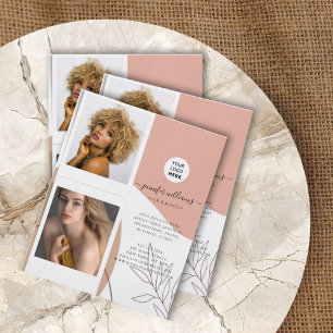 Boho Elegante Aangepaste Foto Logo Promotie Flyer