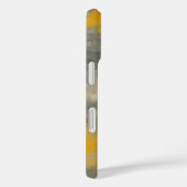 Boho Elegantie Abstract Mosterd & Grijs Kunst Case-Mate iPhone Case (Achterkant / Rechts)