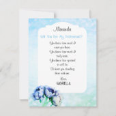 BOHO elegantie! Word jij mijn bruidsmeisje kaart? Kaart (Voorkant)