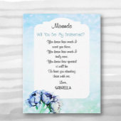 BOHO elegantie! Word jij mijn bruidsmeisje kaart? Kaart