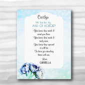 BOHO elegantie! Word jij mijn Maid of Honor kaart? Kaart