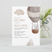 Boho Elephant Baby shower Kaart (Staand voorkant)