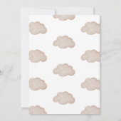 Boho Elephant Baby shower Kaart (Achterkant)