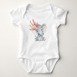 Boho Elephant Baby Tutu Romper 1e verjaardag Uitru