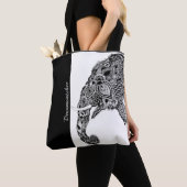 Boho Elephant Dreamweaver - Canvas tas (Dichtbij)