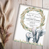 Boho Elephant Moeder Pampas Grass Baby shower