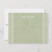Boho Embroidery Tribal Pattern Stationery - Green (Voorkant)