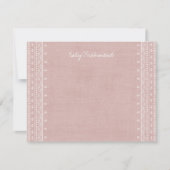 Boho Embroidery Tribal Pattern Stationery - Roze (Voorkant)