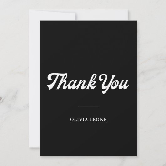 Boho en Retro Black | VRIJGEZELLENFEEST Kaart (Voorkant)