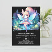 Boho Enchanted Fairy Verjaardag Kaart (Staand voorkant)