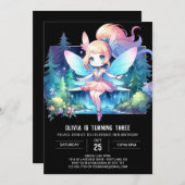 Boho Enchanted Fairy Verjaardag Kaart (Voorkant / Achterkant)