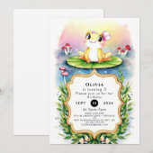 Boho Enchanted Frog Verjaardag Kaart (Voorkant / Achterkant)