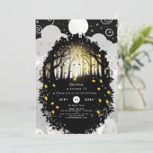 Boho Enchantment Woodland Verjaardag Kaart (Staand voorkant)