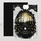 Boho Enchantment Woodland Verjaardag Kaart (Voorkant / Achterkant)