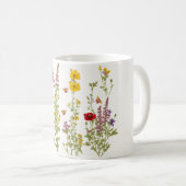 Boho Engels wildflower beste oma ooit Koffiemok (Voorkant rechts)