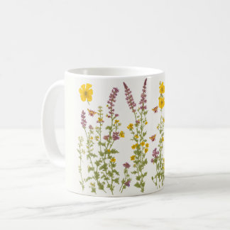 Boho Engels wildflower beste oma ooit Koffiemok