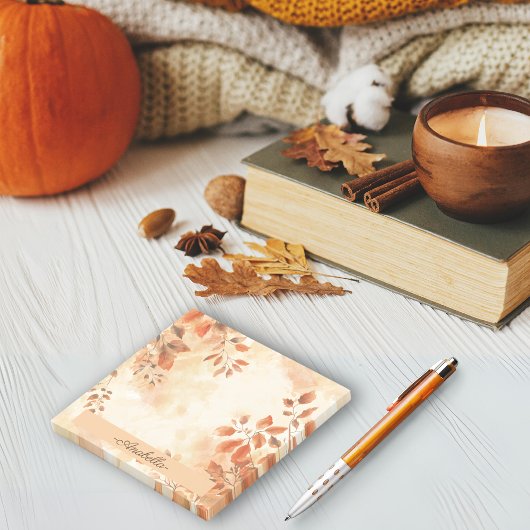 Boho esdoorn Herfst verlaat gewoonte Post-it® Notes