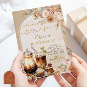 Boho Espresso Martini Latte Volwassene Fun Verjaar Kaart